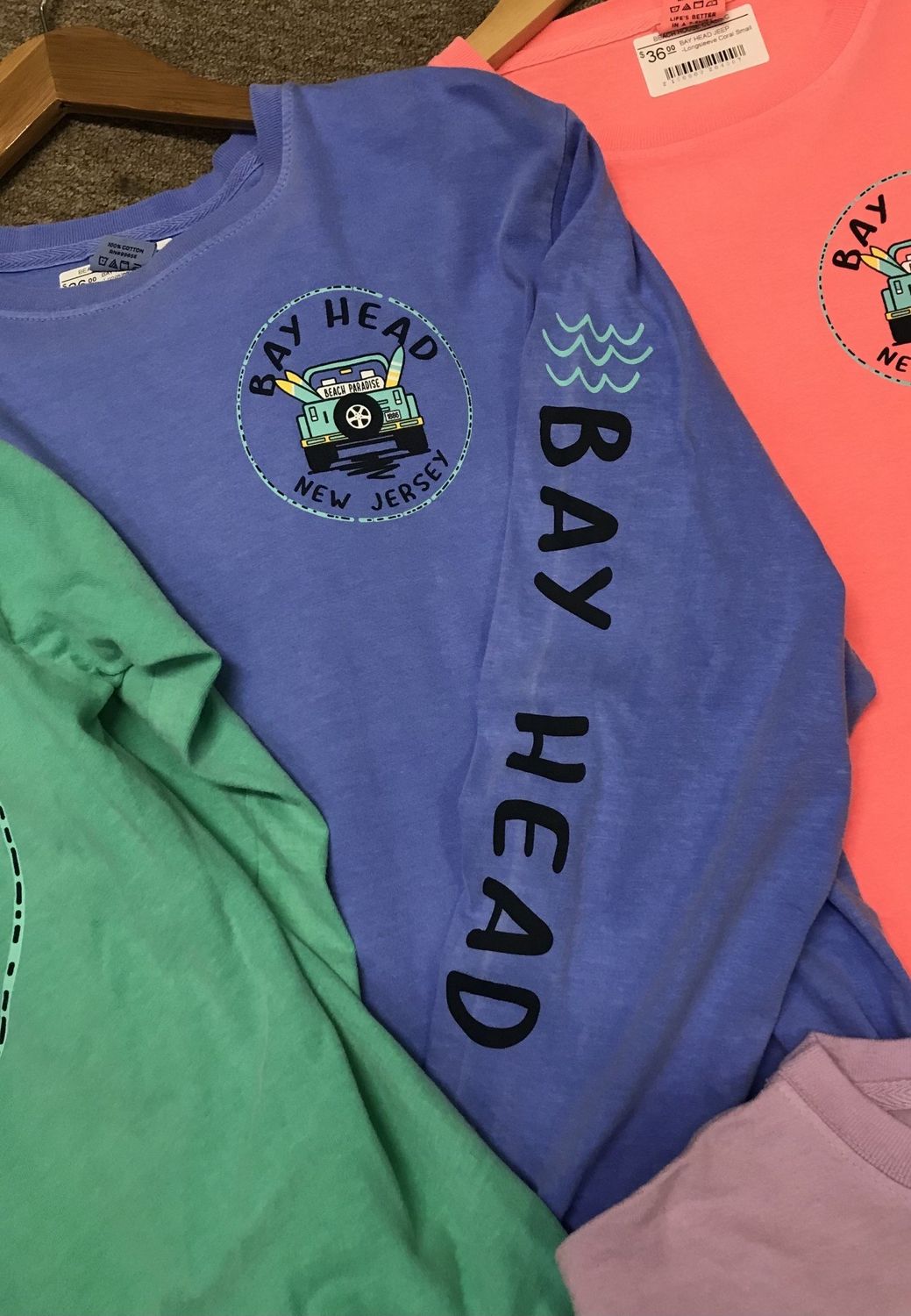 BAY HEAD JEEP -Longsleeve, Color: Peri, Size: Small