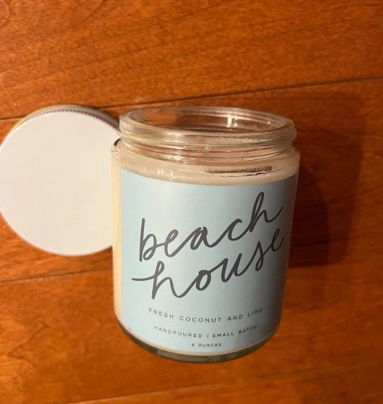 Poured Goods Beach House Candles 8oz Soy Candles