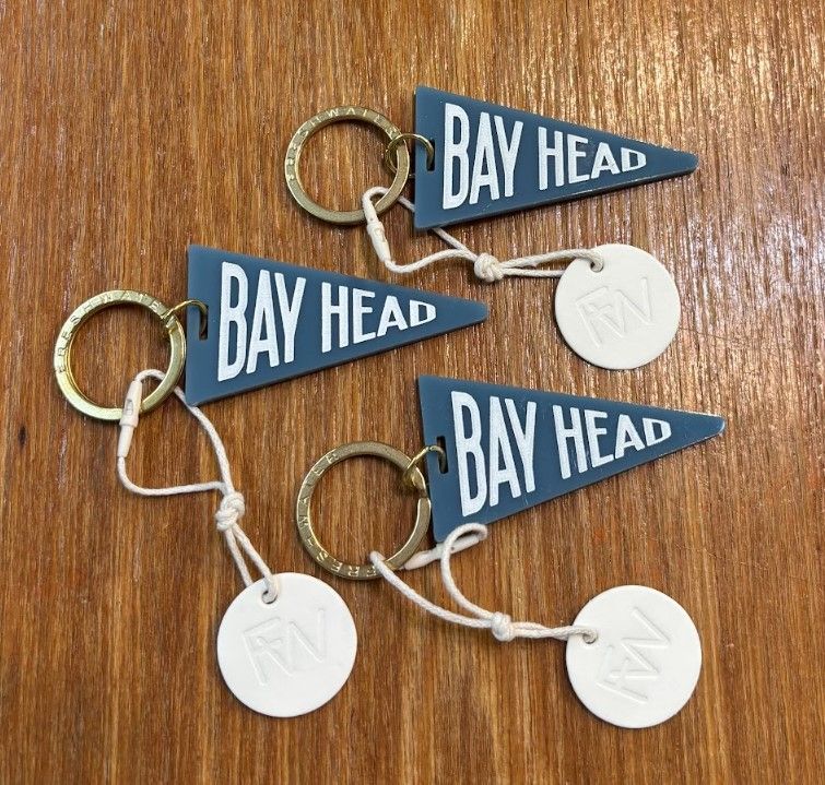Bay Head Burgee Keychain
