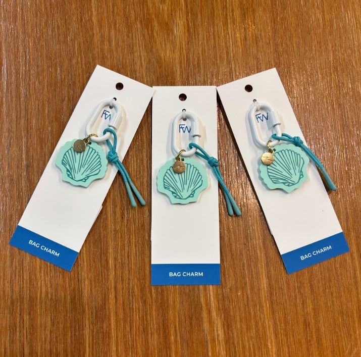 Seashell Bag Charm &amp; Keychain