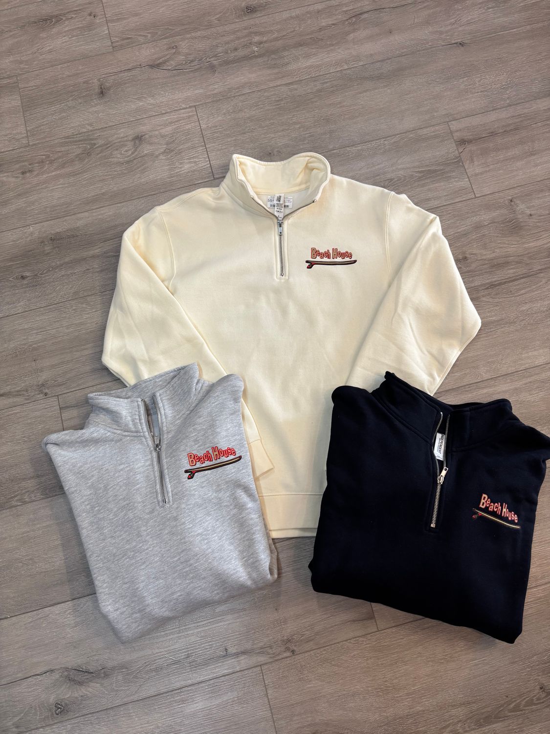 Beach House Printed Quarter Zip