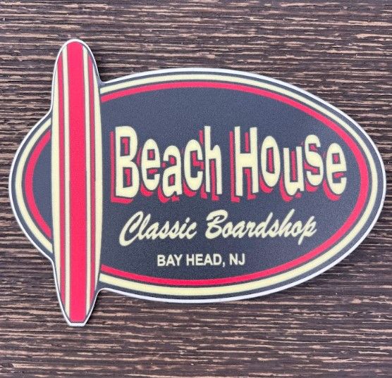 BEACH HOUSE CLASSIC LOGO STICKER