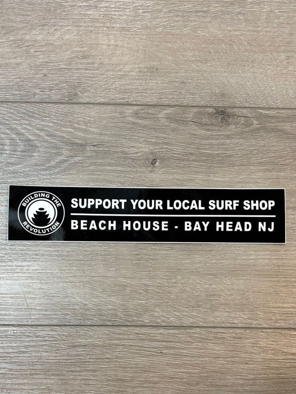 Support Your Local Surf Shop Sticker