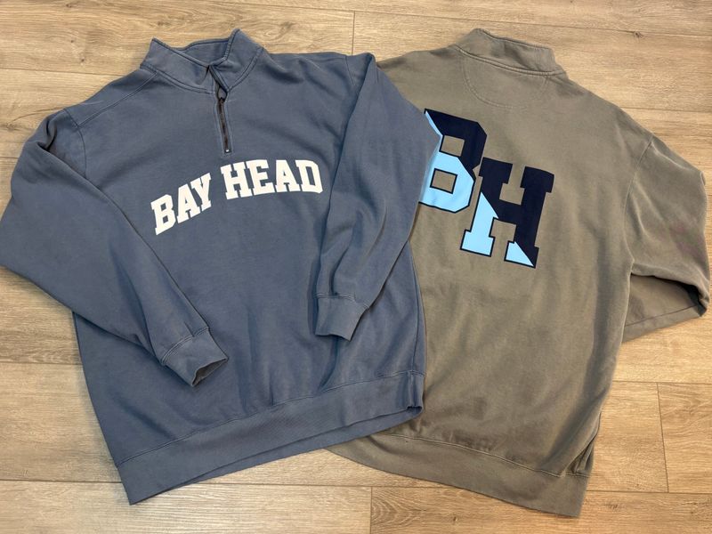 Bay Head Nautical Quarter-Zip (Comfort Colors)