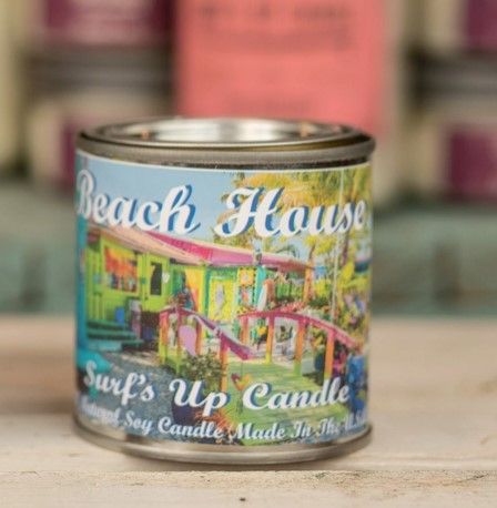 SURFS UP CANDLE Paint Cans 4oz
