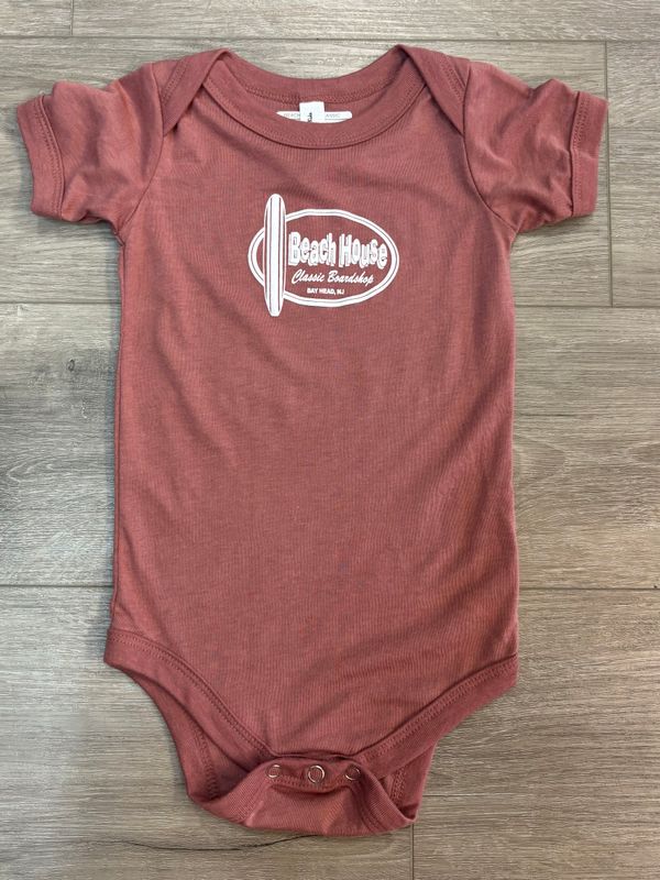 Garment Dyed Cotton Beach House Baby Onesie