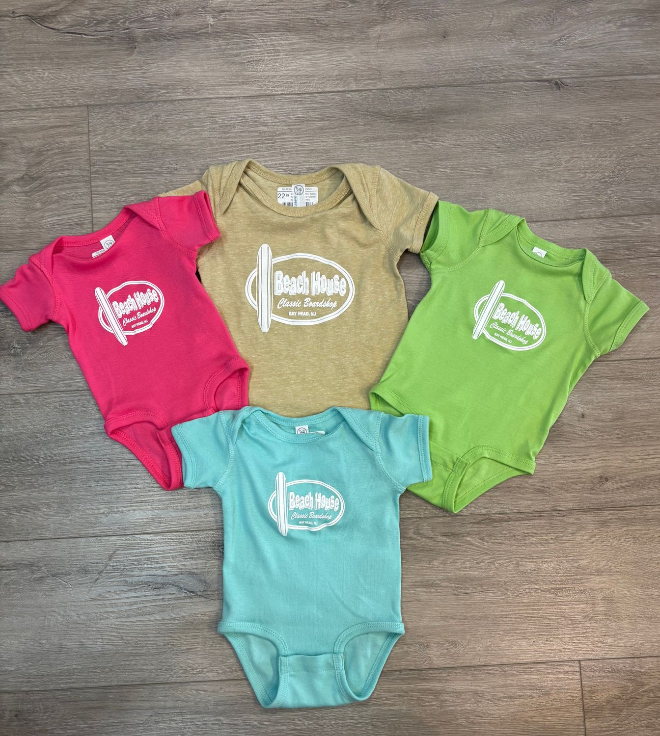 Beach House Baby Onesies - Original Logo S/S