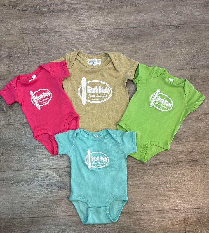 Beach House Baby Onesies - Original Logo S/S