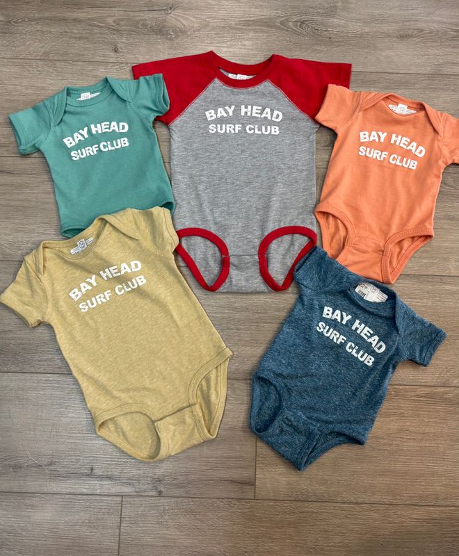 Bay Head Surf Club Baby Onesie S/S