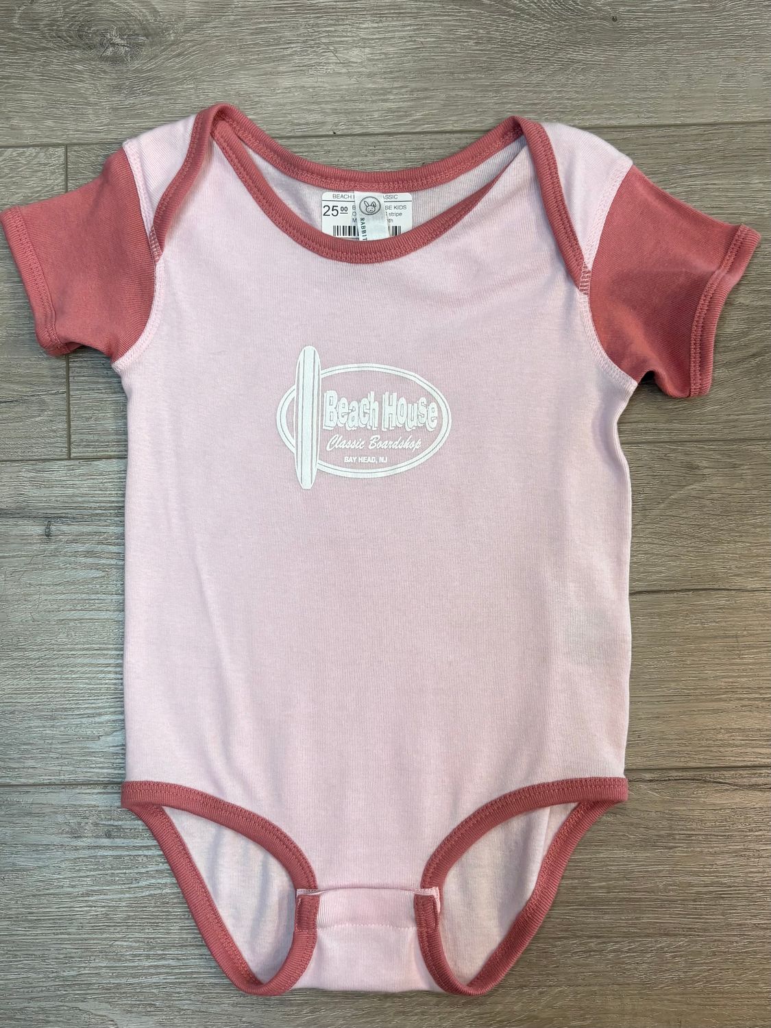 Beach House Raglan Baby Onesie S/S  