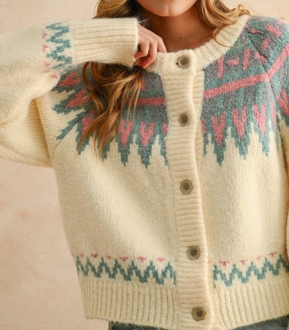 Seaside Snuggles Cardigan Sweater 