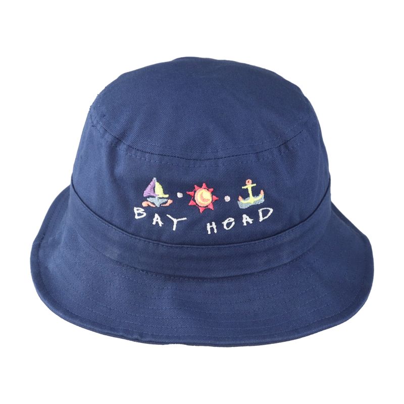 Boat/Sun/Anchor Kids Bay Head Bucket Hat
