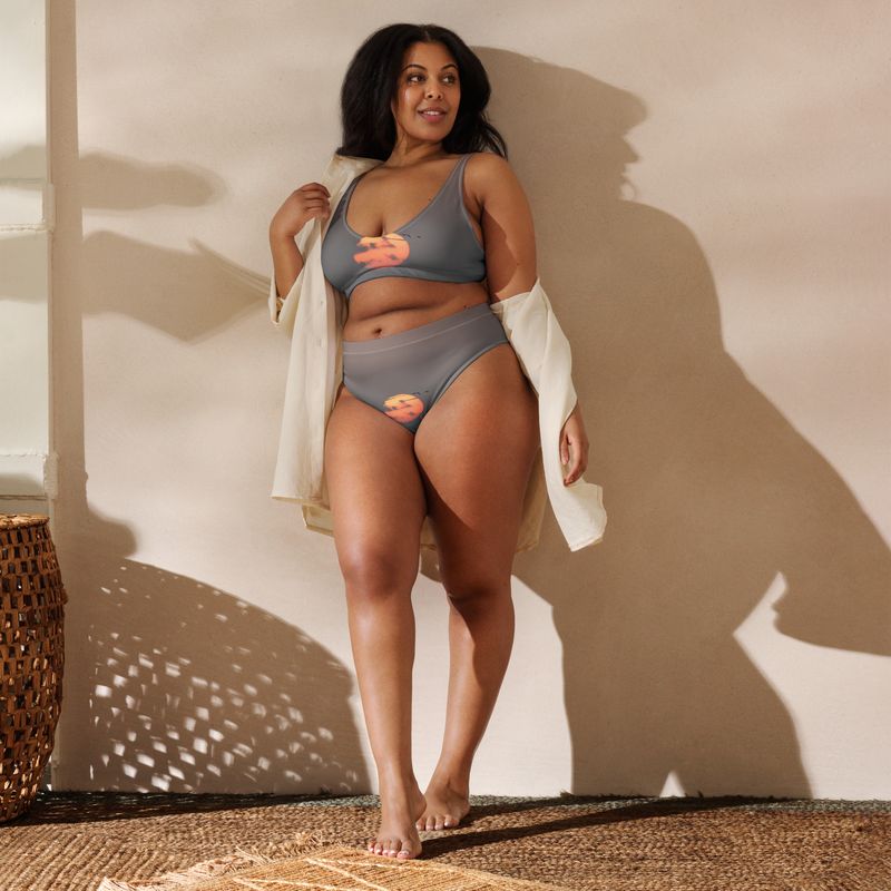 Maillot de bain éco-responsable taille haute - 00193