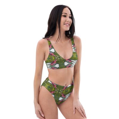 Maillot de bain éco-responsable taille haute - 00195