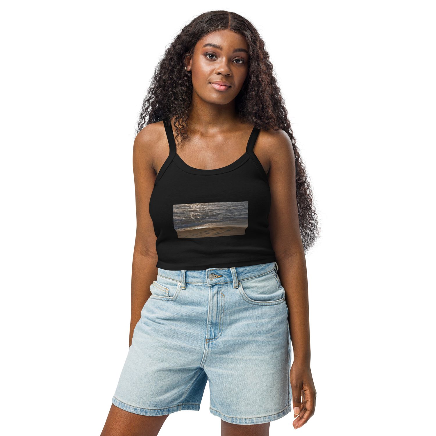 Débardeur côtelé femme 00272