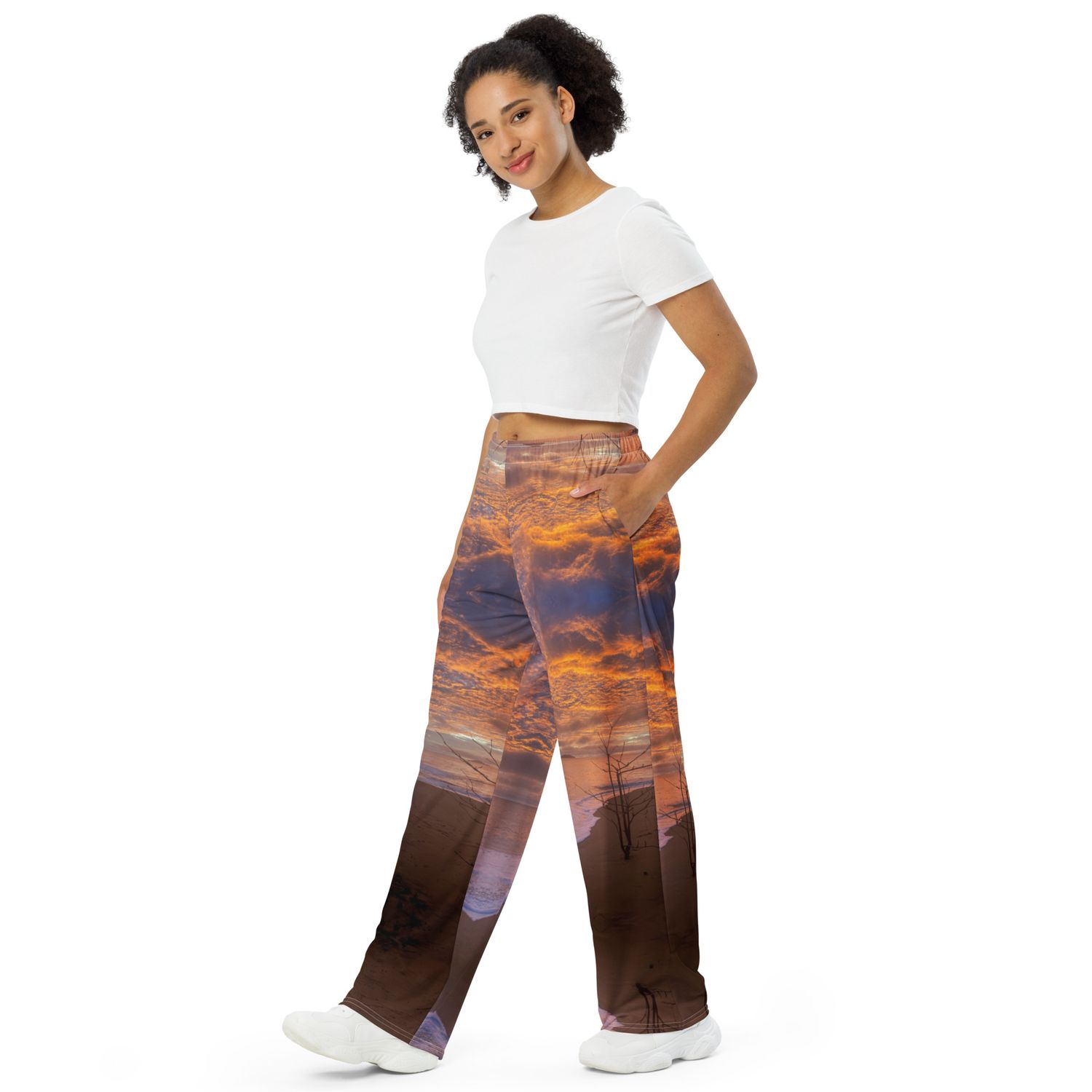 Pantalon large 00285 