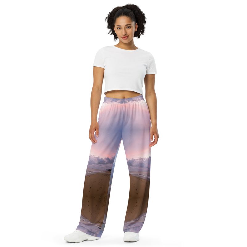 Pantalon large 00286 