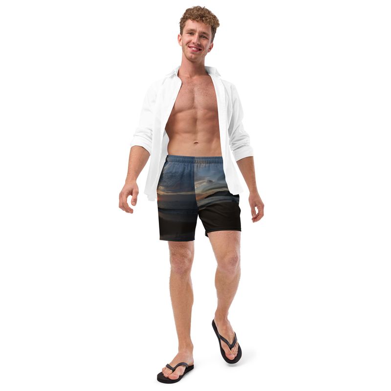 Short de bain recyclé homme - 00289