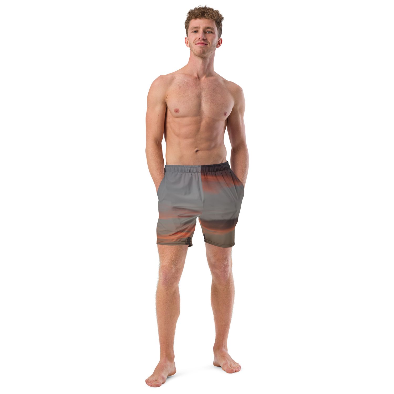 Short de bain recyclé homme - 00292