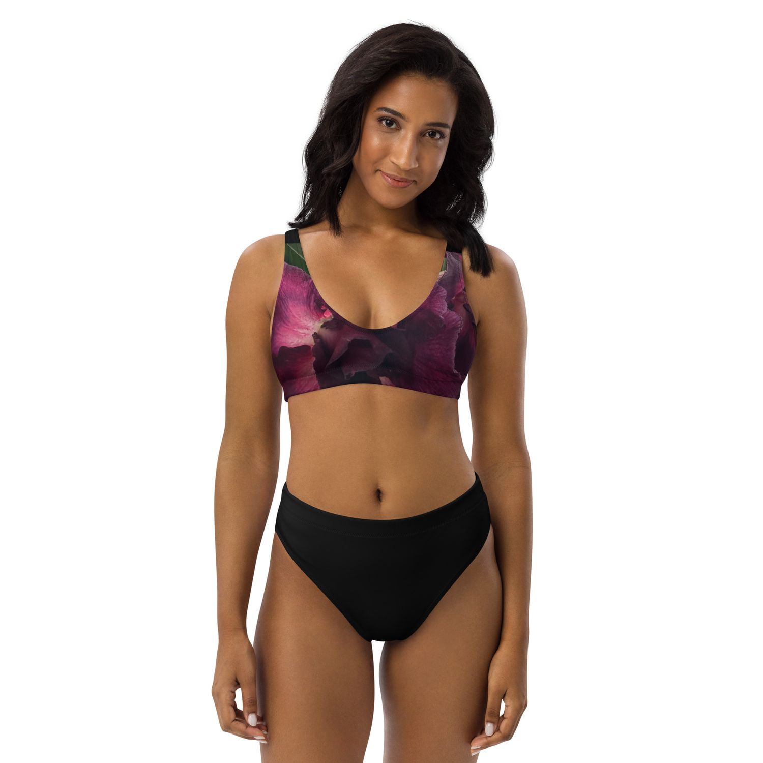 Maillot de bain éco-responsable taille haute - 00772