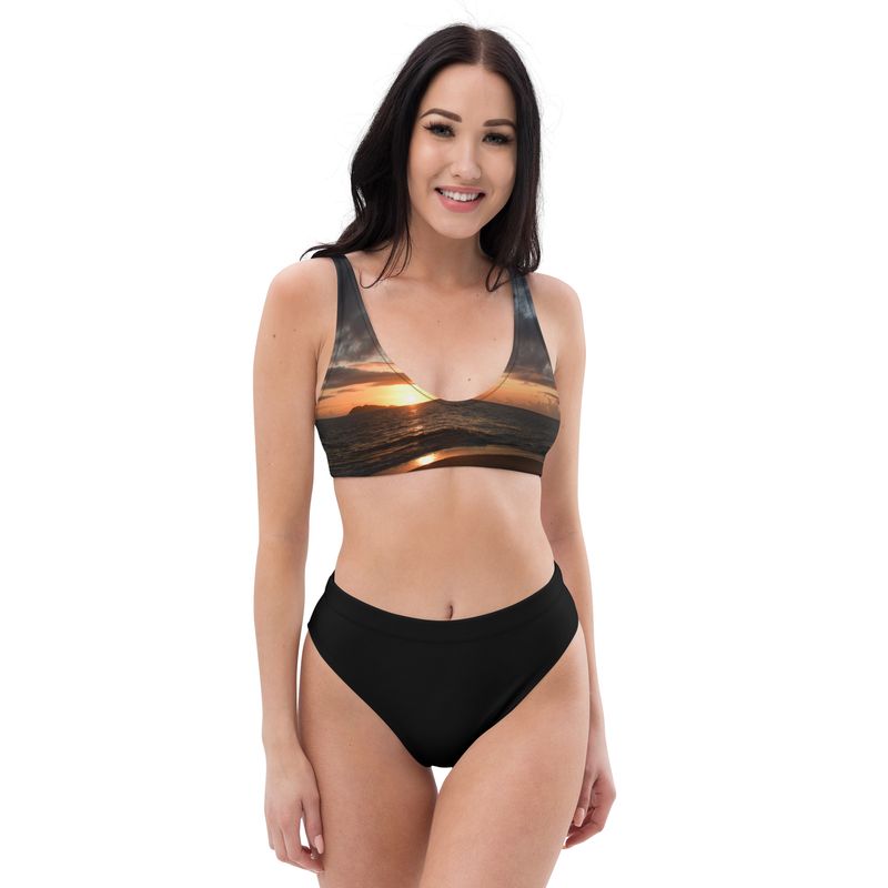 Maillot de bain éco-responsable taille haute - 00774