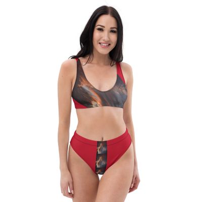 Maillot de bain éco-responsable taille haute - 00858