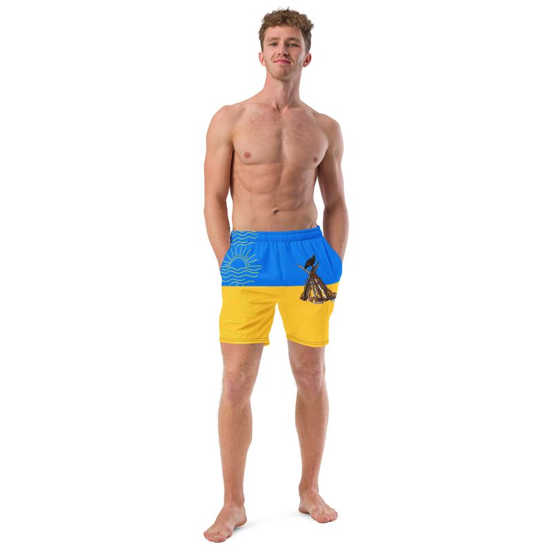 Short de bain recyclé homme - 01029