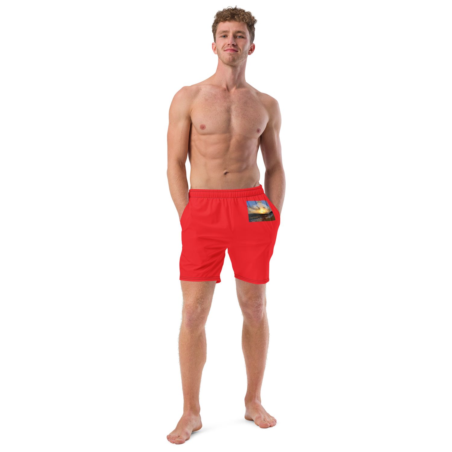Short de bain recyclé homme - 01035