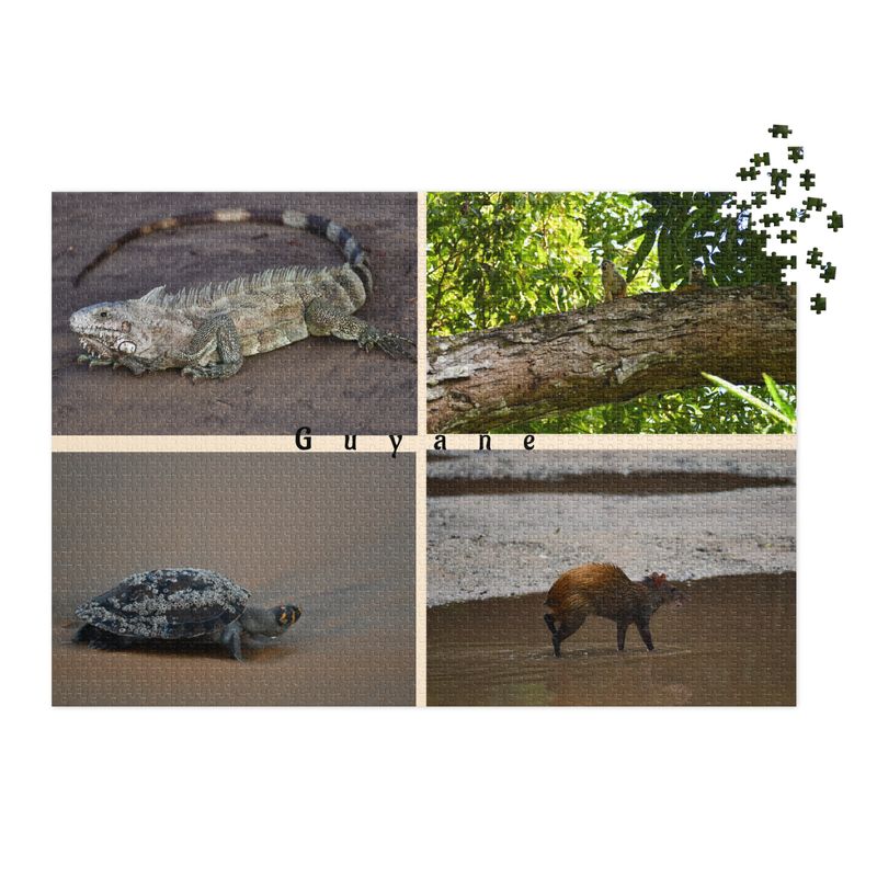 Puzzle et sa boîte en métal - 01238