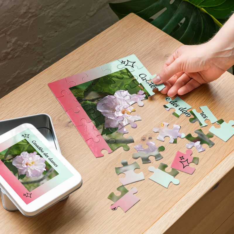 Puzzle et sa boîte en métal - 01226 Puzzle et sa boîte en métal - 01226