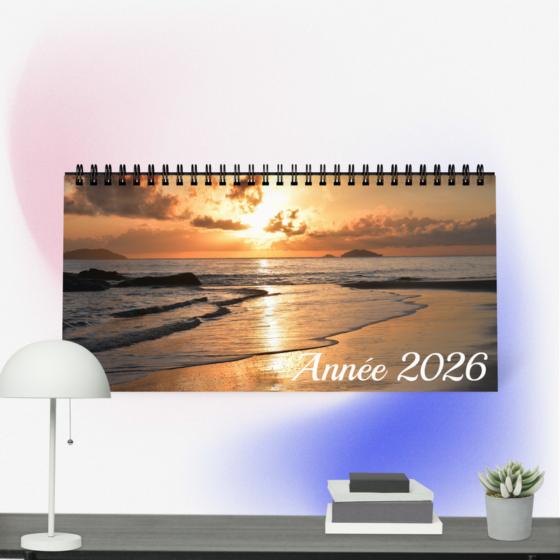 Calendrier de bureau 2026 - 01313