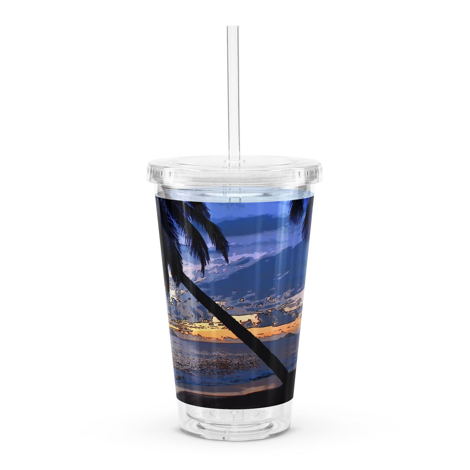 Gobelet en plastique transparent - 01351