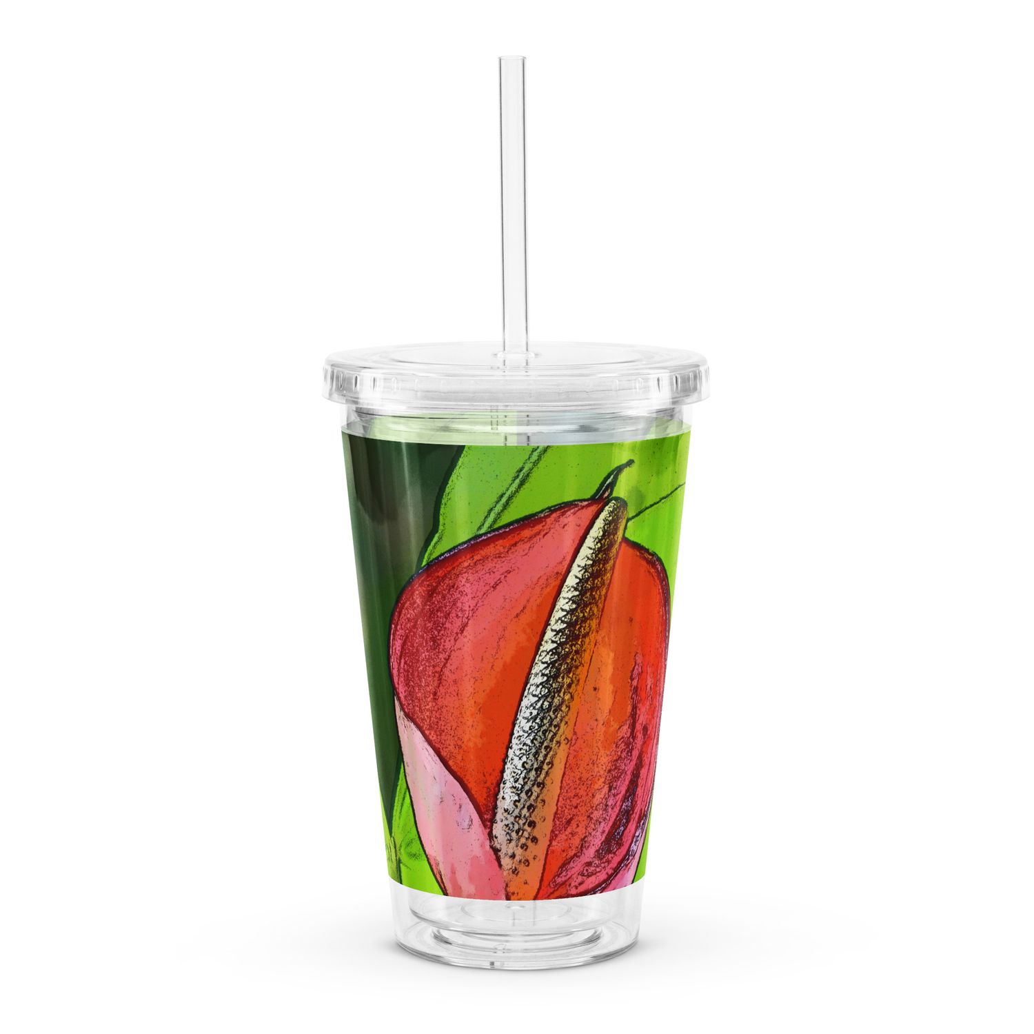 Gobelet en plastique transparent - 01355