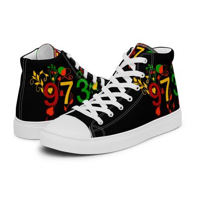 Basket haute en toile Homme