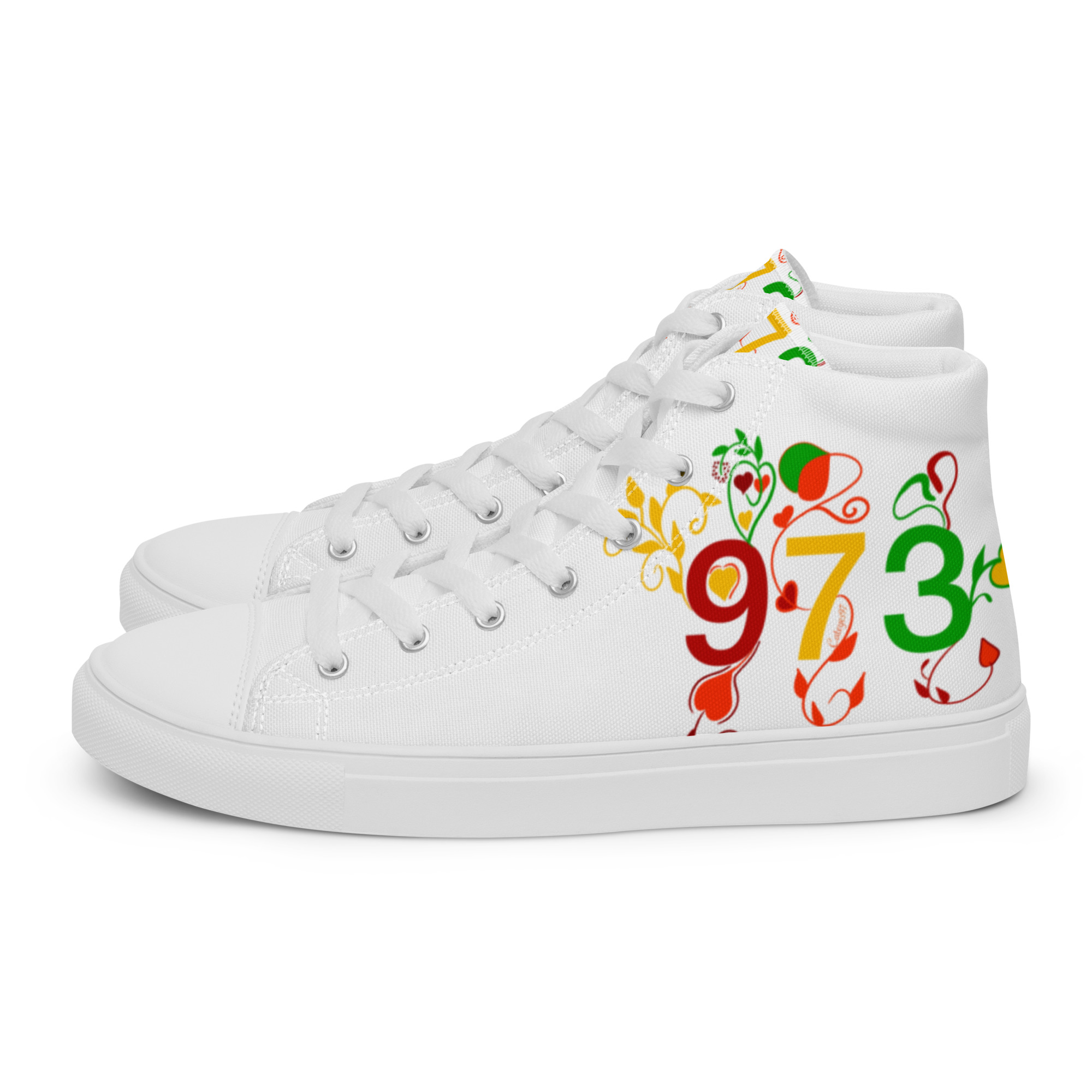 Baskets hautes en toile femme 973 - 01519