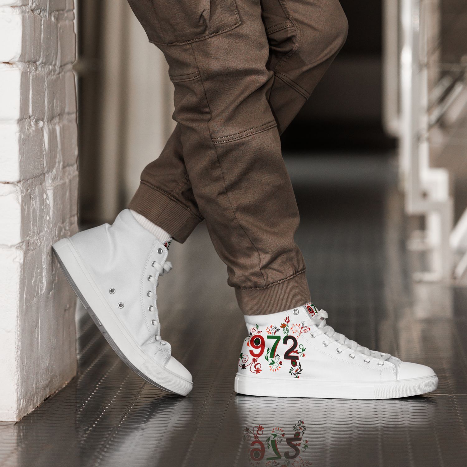 Baskets hautes en toile homme 972 - 01530 Baskets hautes en toile homme 972 - 01530