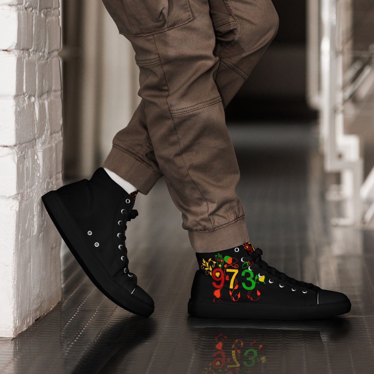 Baskets hautes en toile homme 973 - 01520 Baskets hautes en toile homme 973 - 01520