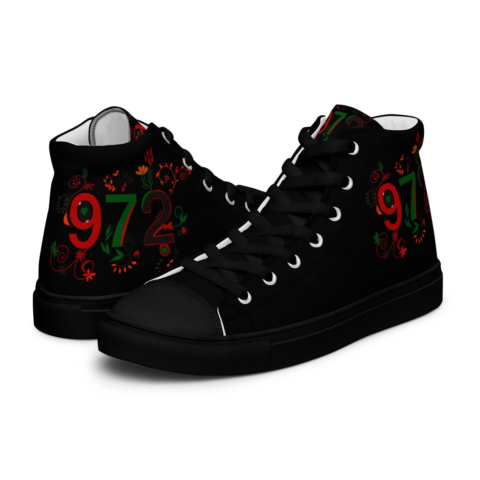 Baskets hautes en toile homme 972 - 01523