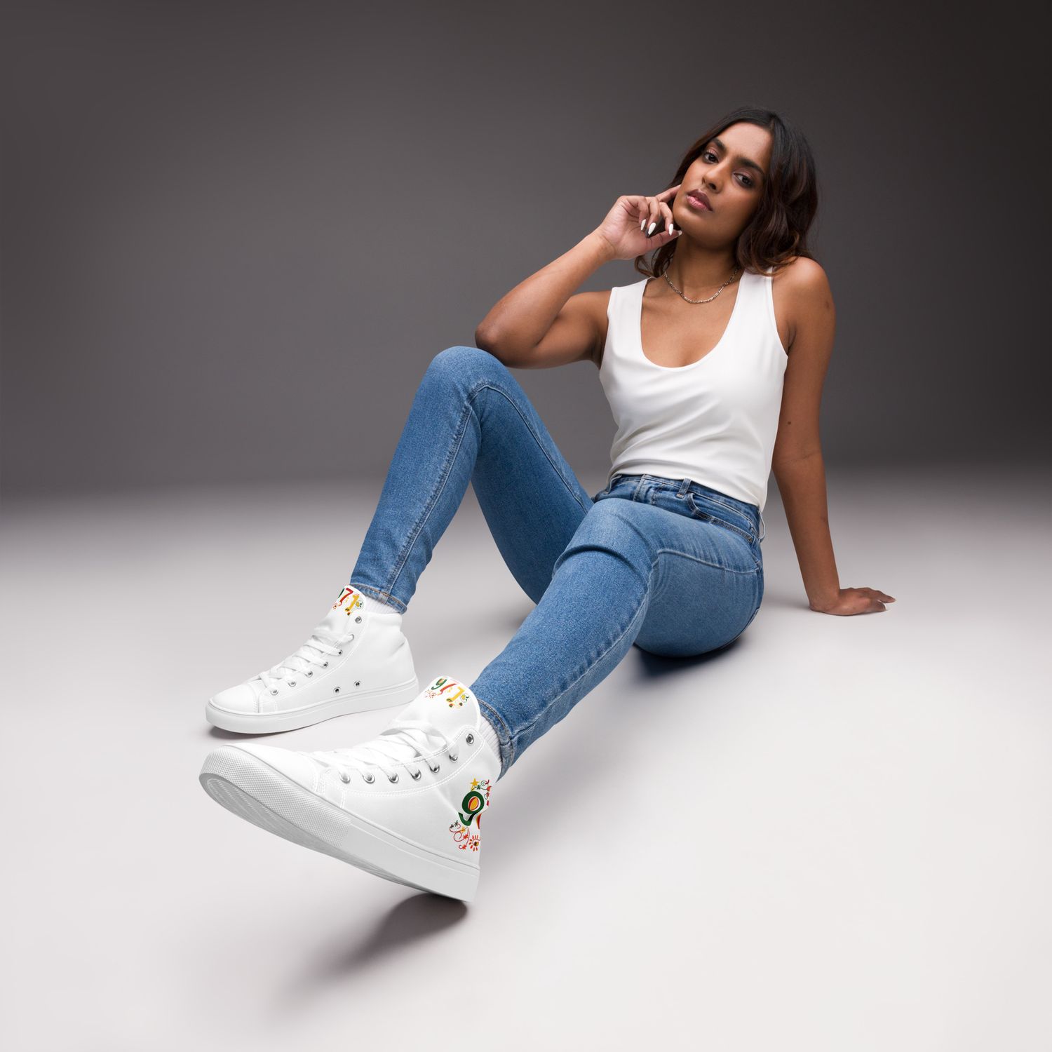Baskets hautes en toile femme 972 - 01525 Baskets hautes en toile femme 972 - 01525