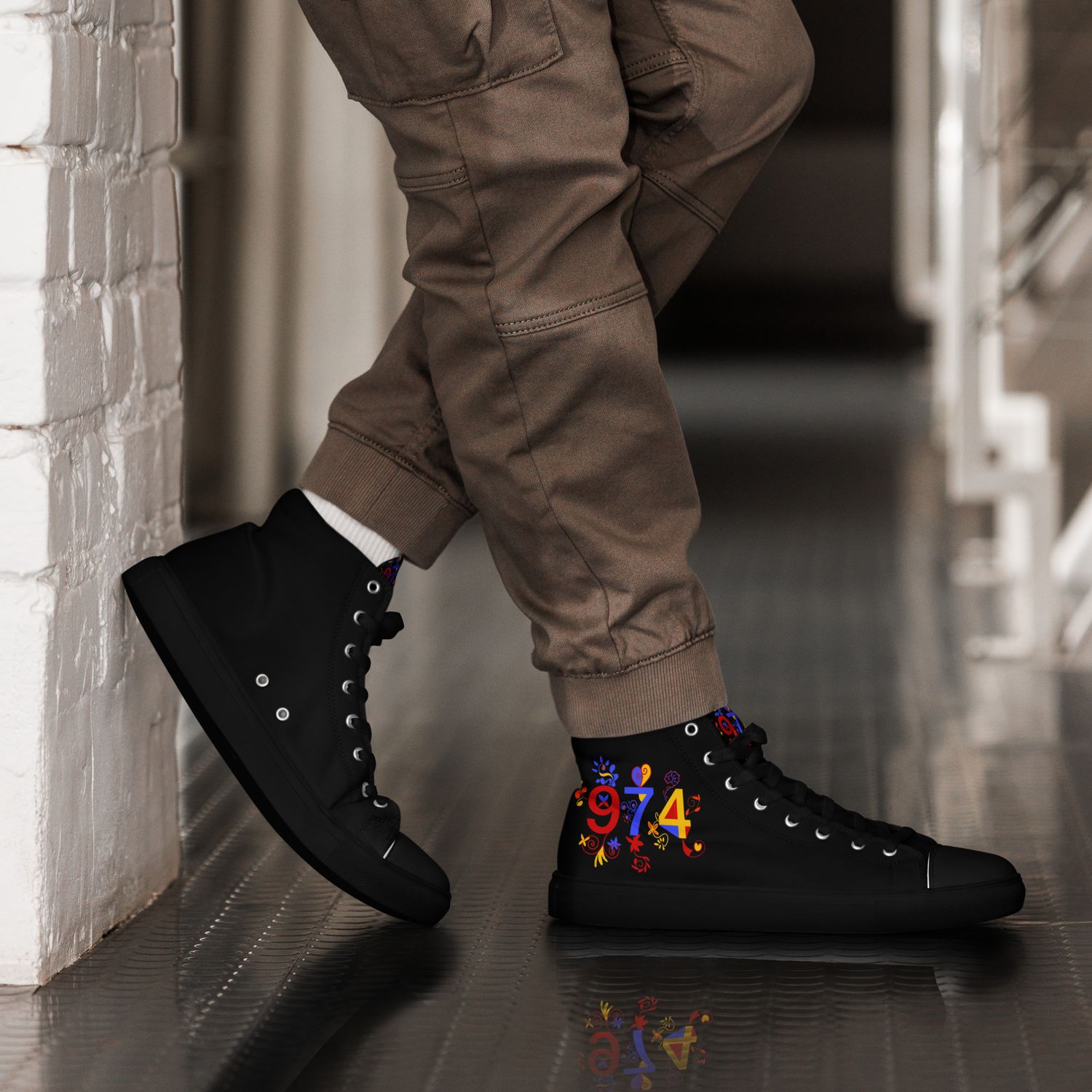 Baskets hautes en toile homme 974 - 01521 Baskets hautes en toile homme 974 - 01521