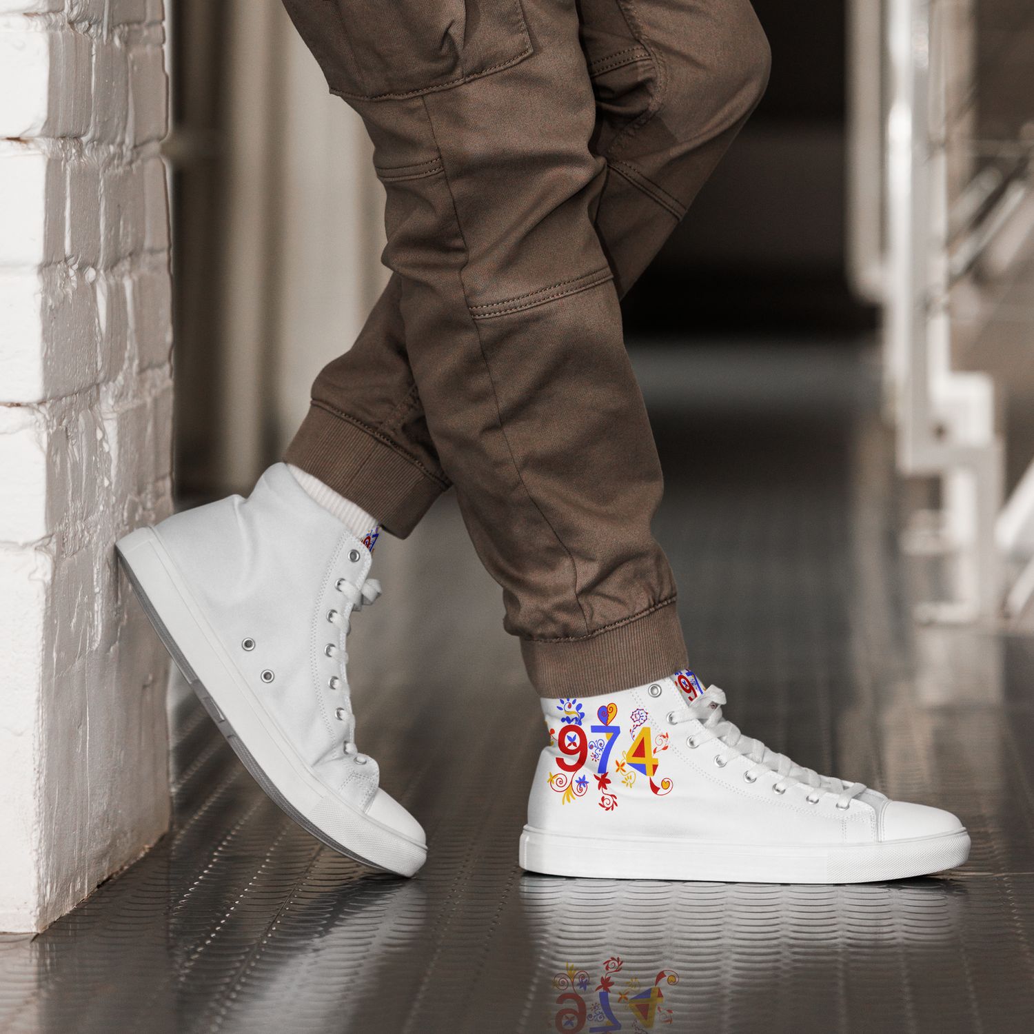 Baskets hautes en toile homme 974 - 01532 Baskets hautes en toile homme 974 - 01532