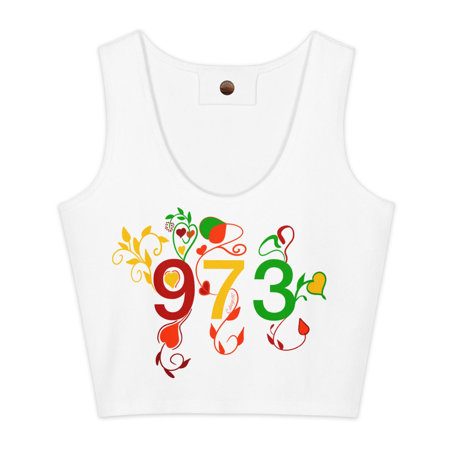 Crop top en coton 973 - 01558 Crop top en coton 973 - 01558