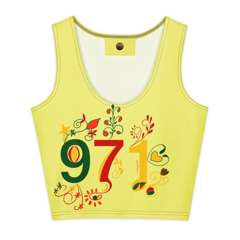 Crop top en coton 971 - 01563 Crop top en coton 971 - 01563
