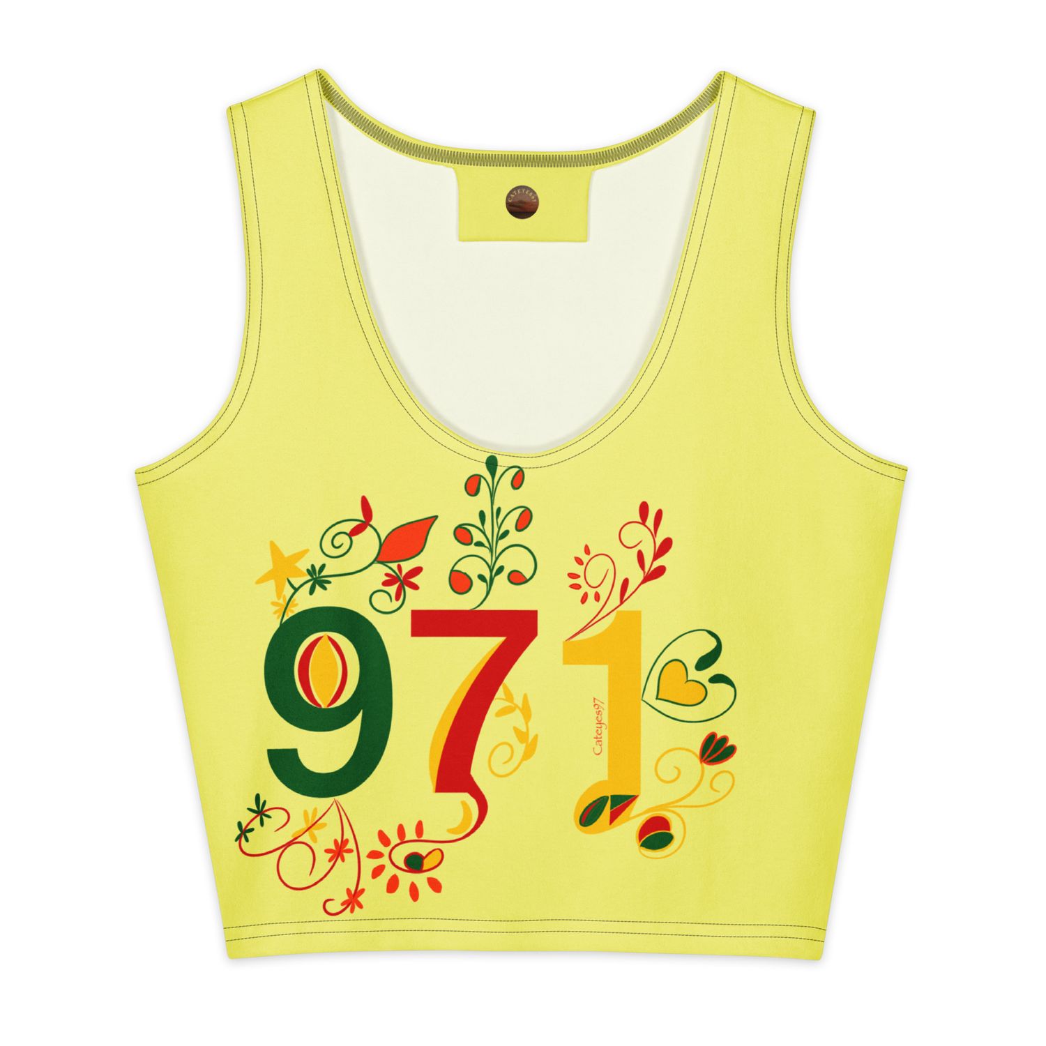 Crop top en coton 971 - 01563 Crop top en coton 971 - 01563