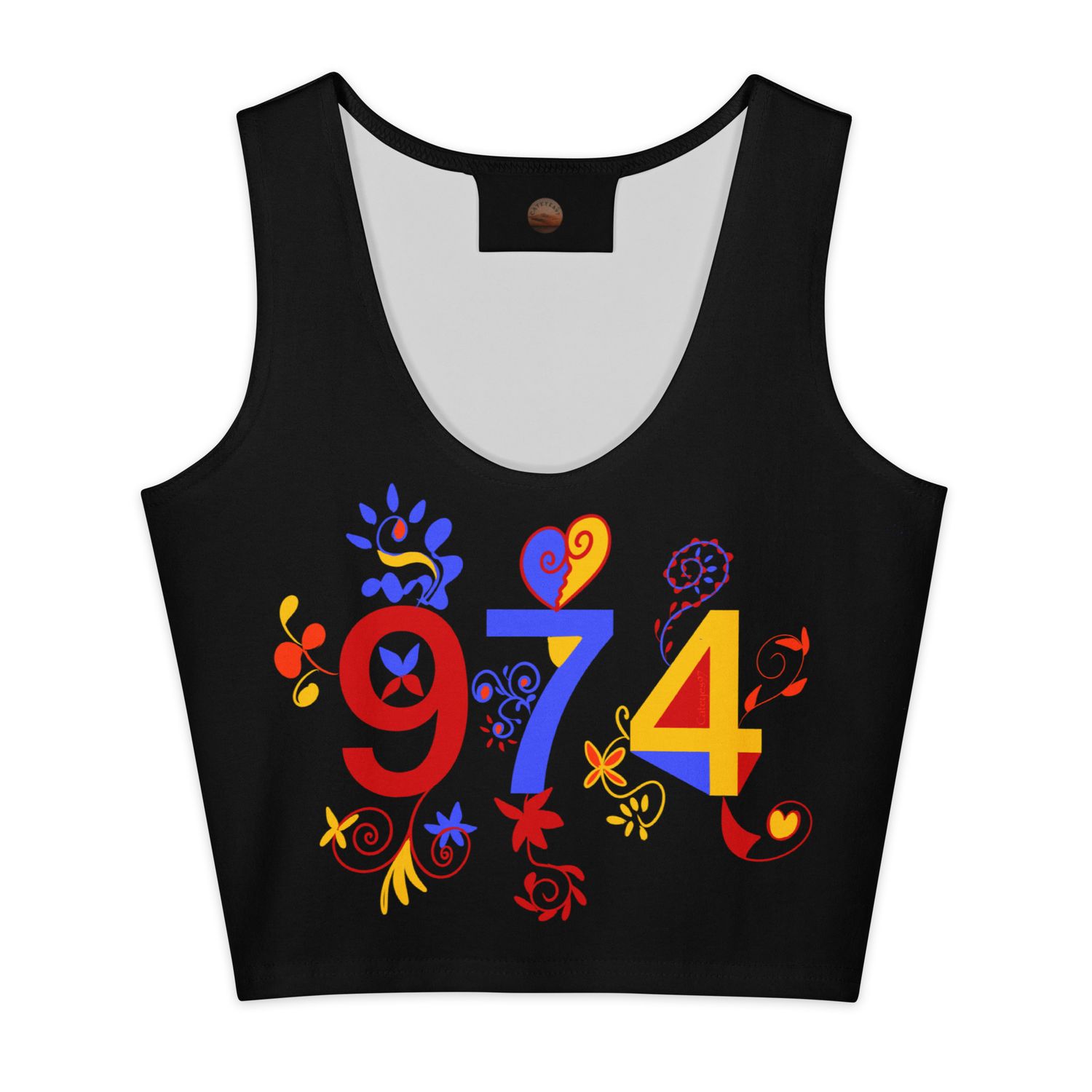 Crop top en coton 974 - 01561 Crop top en coton 974 - 01561