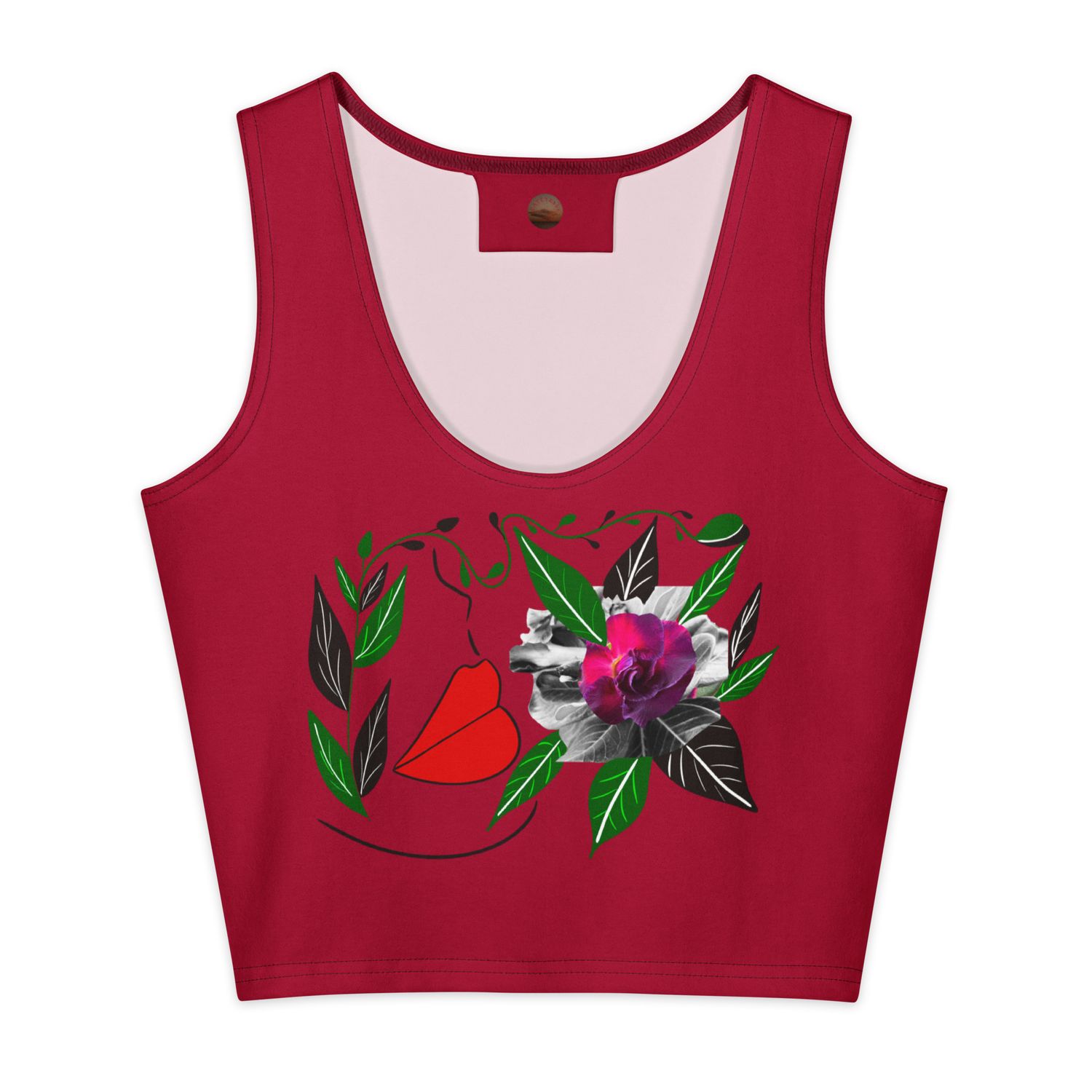 Crop top en coton - 01583 Crop top en coton - 01583