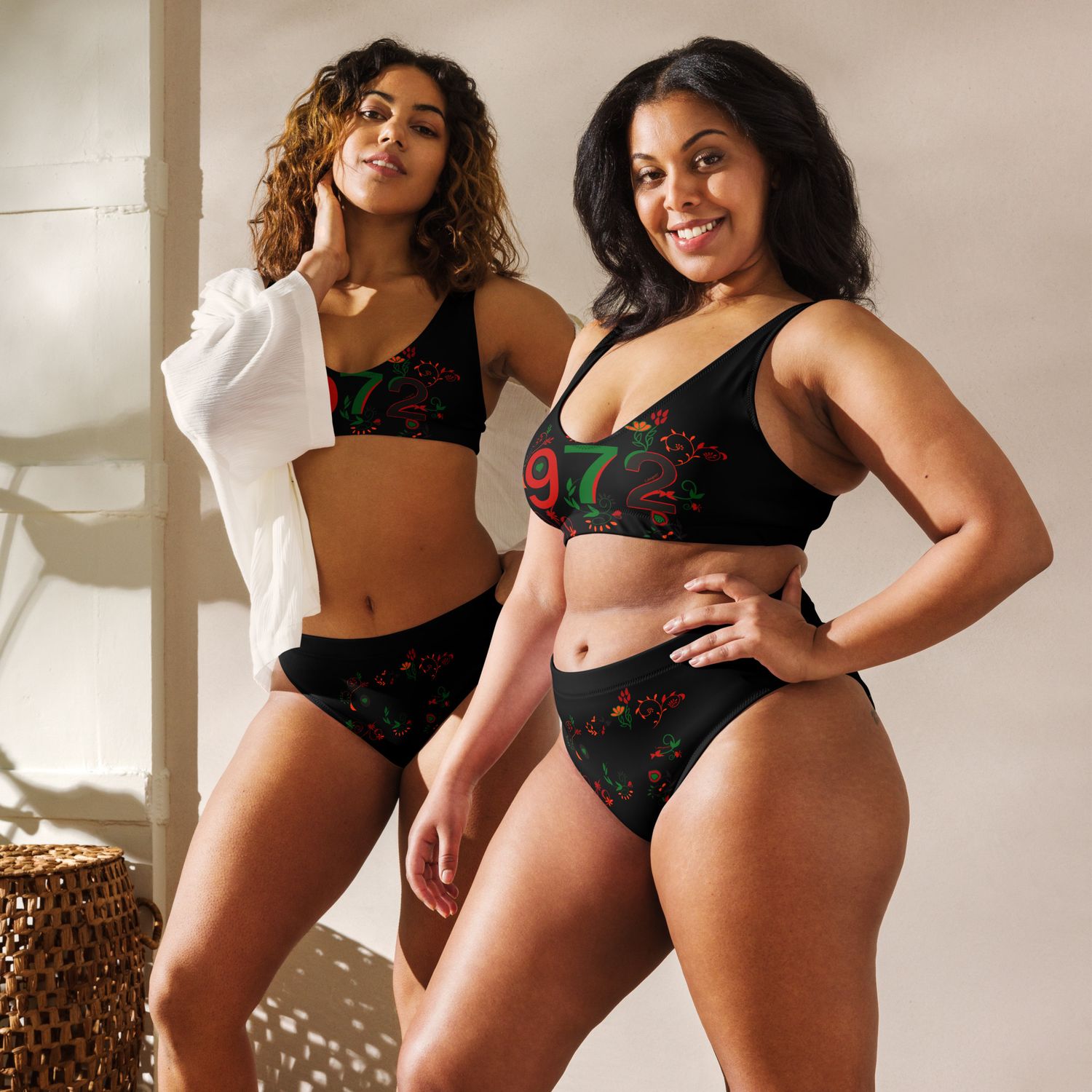 Maillot de bain éco-responsable taille haute 972 - 01615 Maillot de bain éco-responsable taille haute 972 - 01615