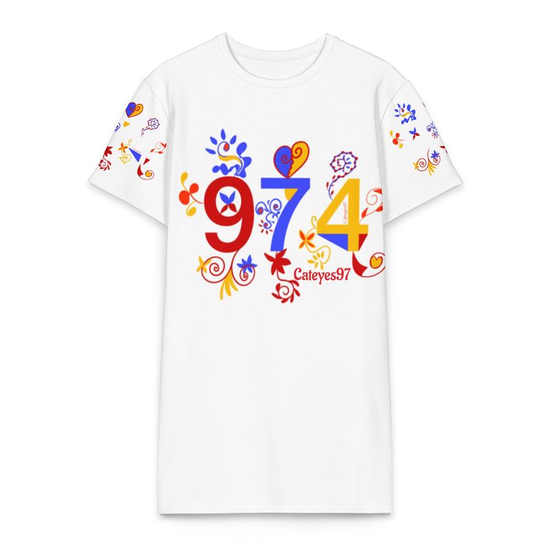 Robe Tee-shirt en coton 974 - 01655
