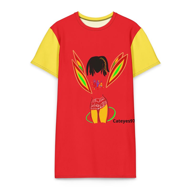 Robe Tee-shirt coton fée 974 - 01668