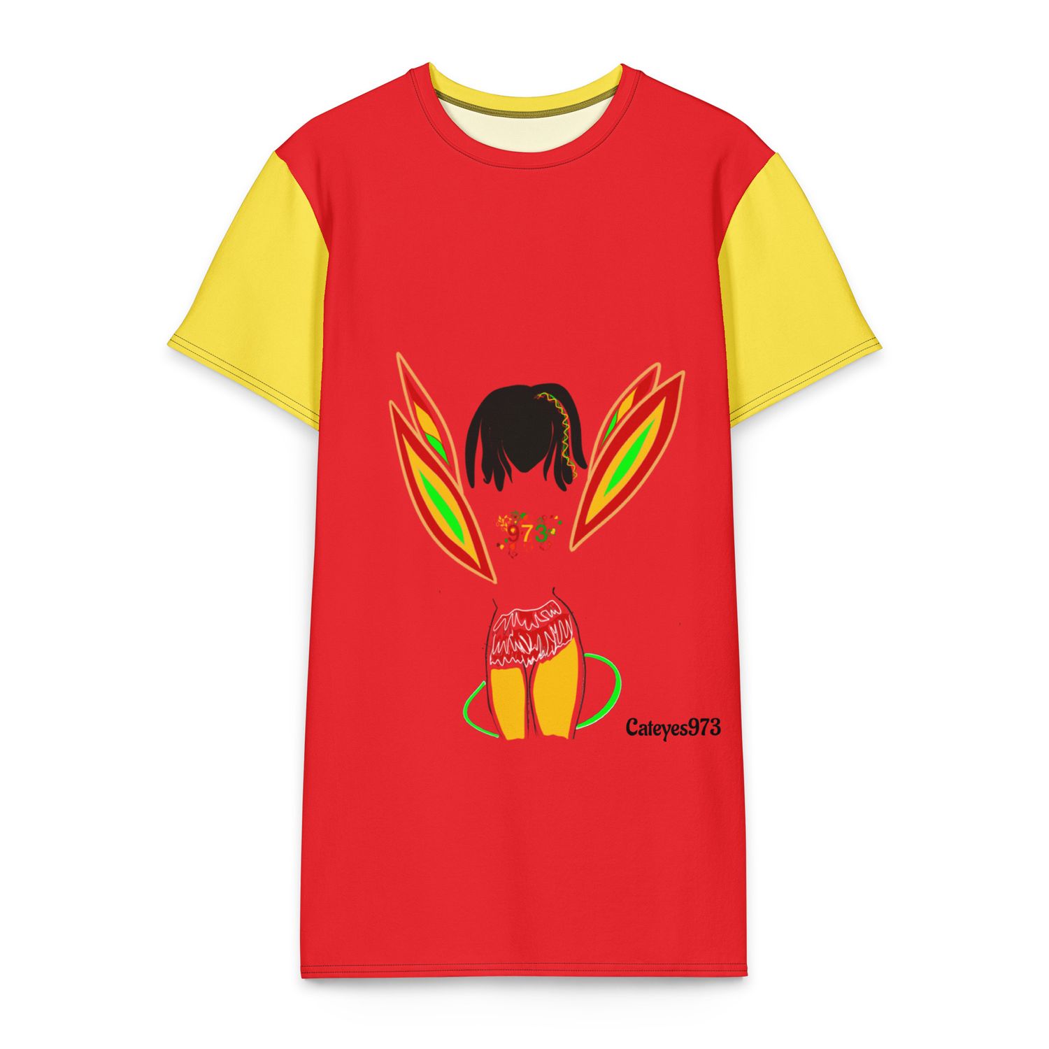 Robe Tee-shirt en coton fée 973 - 01671 Robe Tee-shirt en coton fée 973 - 01671